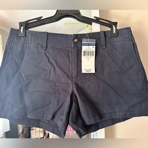 Aviator navy polo shorts